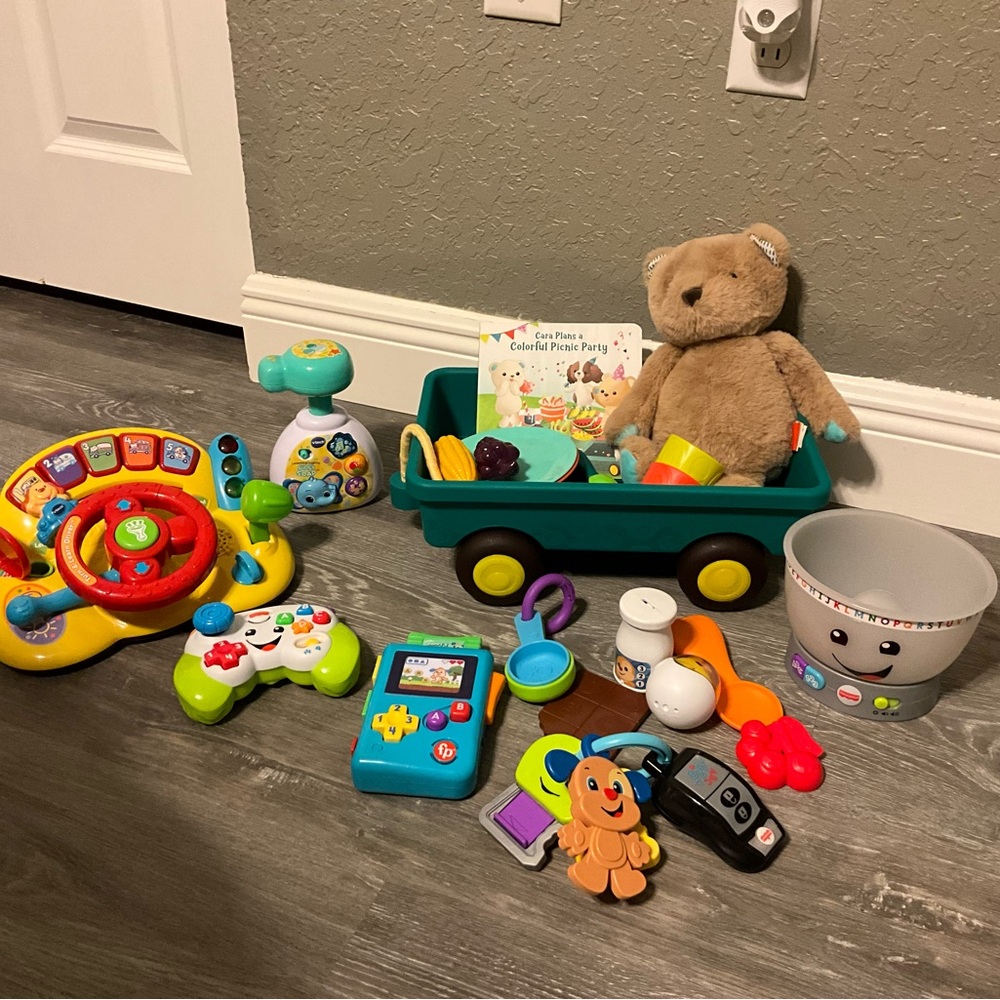 Toddler Toys Bundle Lot 7 Fisher Price And Vtech Interactive Musical Learning